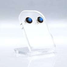 Load image into Gallery viewer, Zuni Synthesized Opal Earrings in 925 Silver
