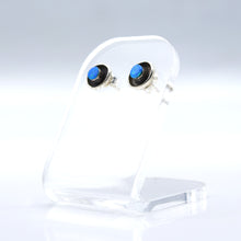 Load image into Gallery viewer, Zuni Synthesized Opal Earrings in 925 Silver
