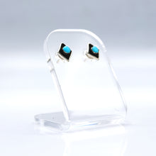 Load image into Gallery viewer, Zuni Turquoise Earrings in 925 Silver
