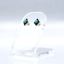 Load image into Gallery viewer, Zuni Turquoise Earrings in 925 Silver

