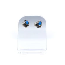 Load image into Gallery viewer, Zuni Synthesized Opal Earrings in 925 Silver
