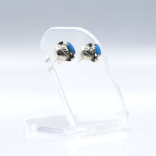 Load image into Gallery viewer, Zuni Synthesized Opal Earrings in 925 Silver
