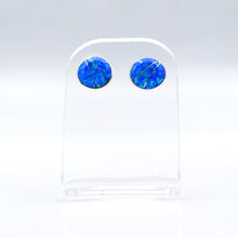 Load image into Gallery viewer, Zuni Synthesized Opal Earrings in 925 Silver
