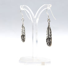 Load image into Gallery viewer, Navajo Feathers Earrings in Sterling Silver
