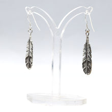 Load image into Gallery viewer, Navajo Feathers Earrings in Sterling Silver
