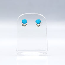 Load image into Gallery viewer, Zuni Round Earrings in 925 Silver
