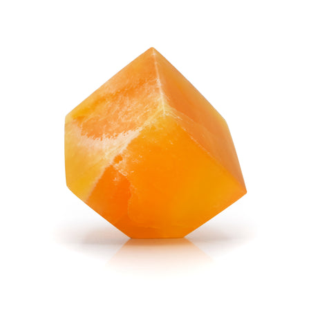Orange Calcite Cube