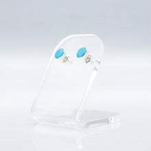 Load image into Gallery viewer, Zuni Round Earrings in 925 Silver
