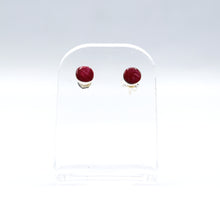 Load image into Gallery viewer, Zuni Round Earrings in 925 Silver
