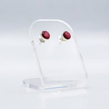 Load image into Gallery viewer, Zuni Round Earrings in 925 Silver
