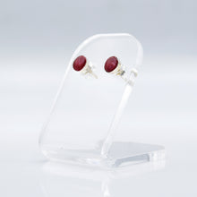 Load image into Gallery viewer, Zuni Round Earrings in 925 Silver
