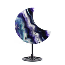 Load image into Gallery viewer, Fluorite Standing Moon
