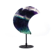 Load image into Gallery viewer, Fluorite Standing Moon
