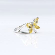 Load image into Gallery viewer, Citrine Ring 925 Silver
