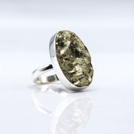 Pirite Ring 925 Silver