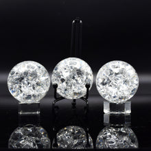 Load image into Gallery viewer, Fire and Ice Quartz Spheres
