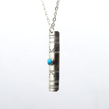 Load image into Gallery viewer, Navajo Pendant in Sterling Silver

