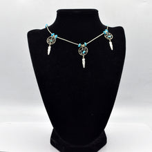 Load image into Gallery viewer, Navajo Turquoise Necklace in 925 Silver
