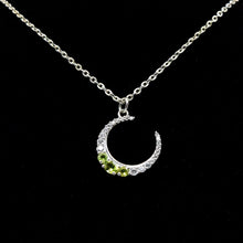 Load image into Gallery viewer, Peridot and Topaz Pendant 925 Silver
