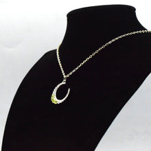 Load image into Gallery viewer, Peridot and Topaz Pendant 925 Silver
