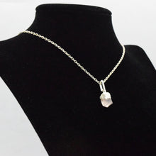 Load image into Gallery viewer, Rose Quartz and Topaz Pendant 925 Silver

