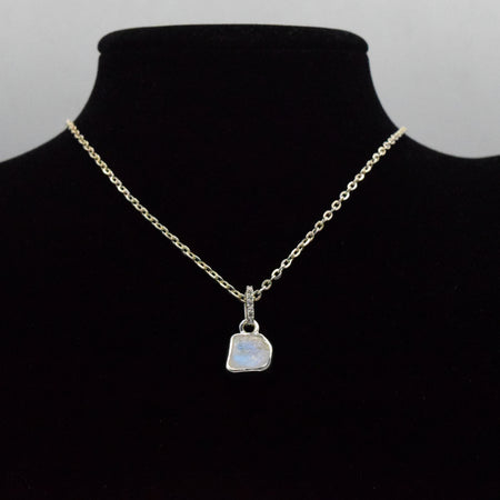 Moonstone and Topaz Pendant 925 Silver