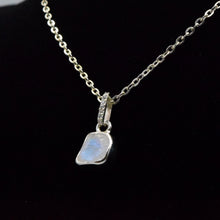 Load image into Gallery viewer, Moonstone and Topaz Pendant 925 Silver
