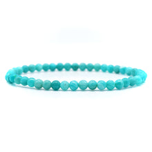 Load image into Gallery viewer, Amazonite Beaded Bracelet 4mm

