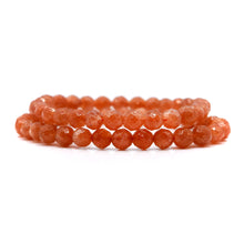 Load image into Gallery viewer, Sunstone Faceted Beaded bracelet
