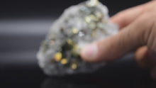 Load and play video in Gallery viewer, Pyrite and Clear Quartz Cluster
