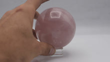 Load and play video in Gallery viewer, Rose Quartz Sphere
