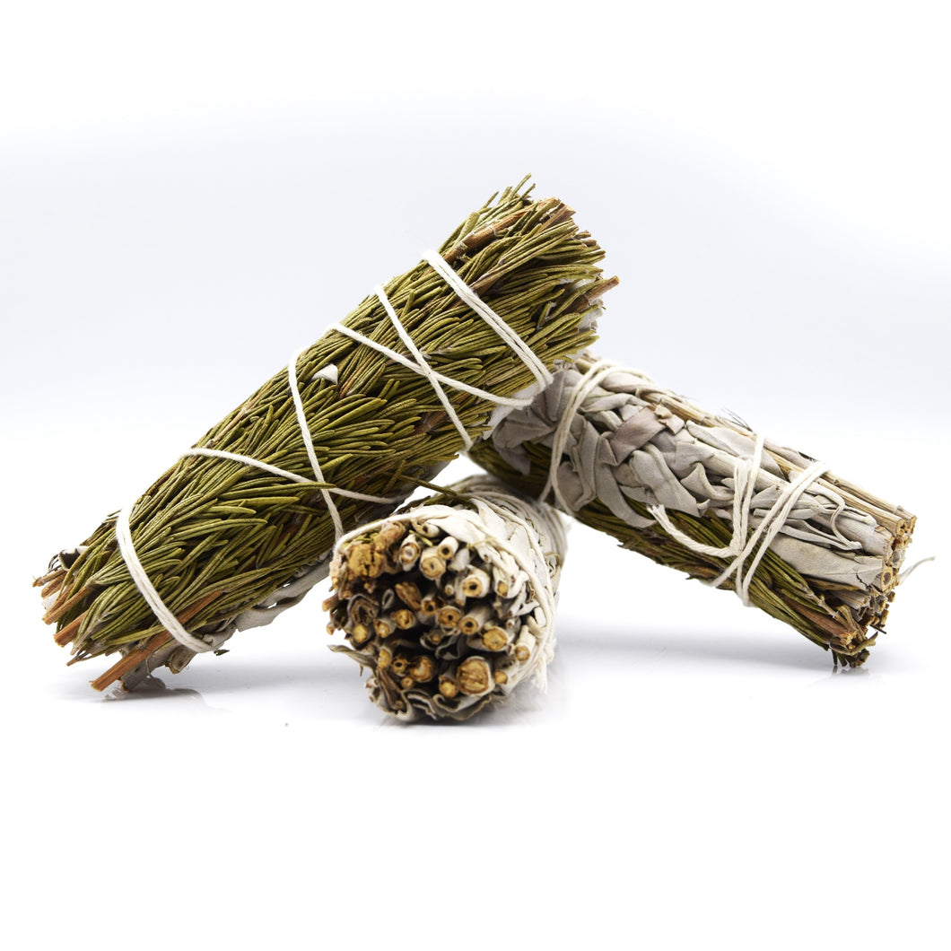 White sage and Rosemary smudge-stick