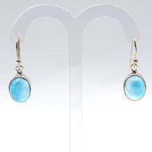 Load image into Gallery viewer, Larimar Crystal Earrings Inlay 925 Silver
