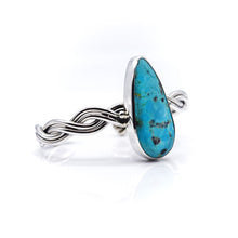 Load image into Gallery viewer, Navajo Turquoise Overlay 925 Silver bracelet
