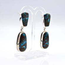 Load image into Gallery viewer, Navajo, 925 Silver Turquoise Earrings
