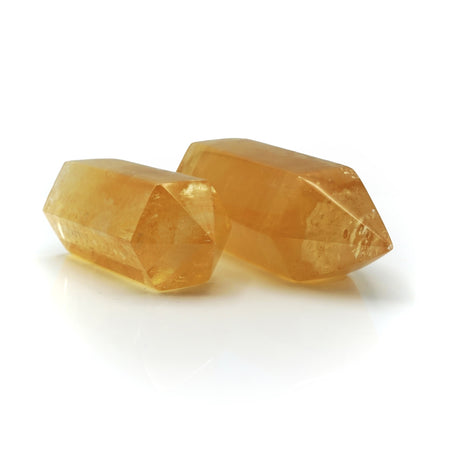 Honey Calcite Point