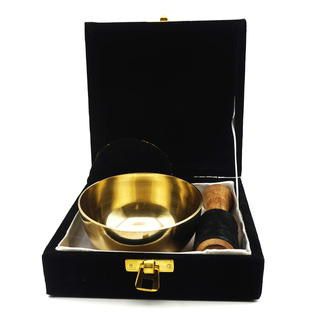 Brass Singing Bowl, Gift set