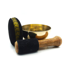 Load image into Gallery viewer, Brass Singing Bowl, Gift set
