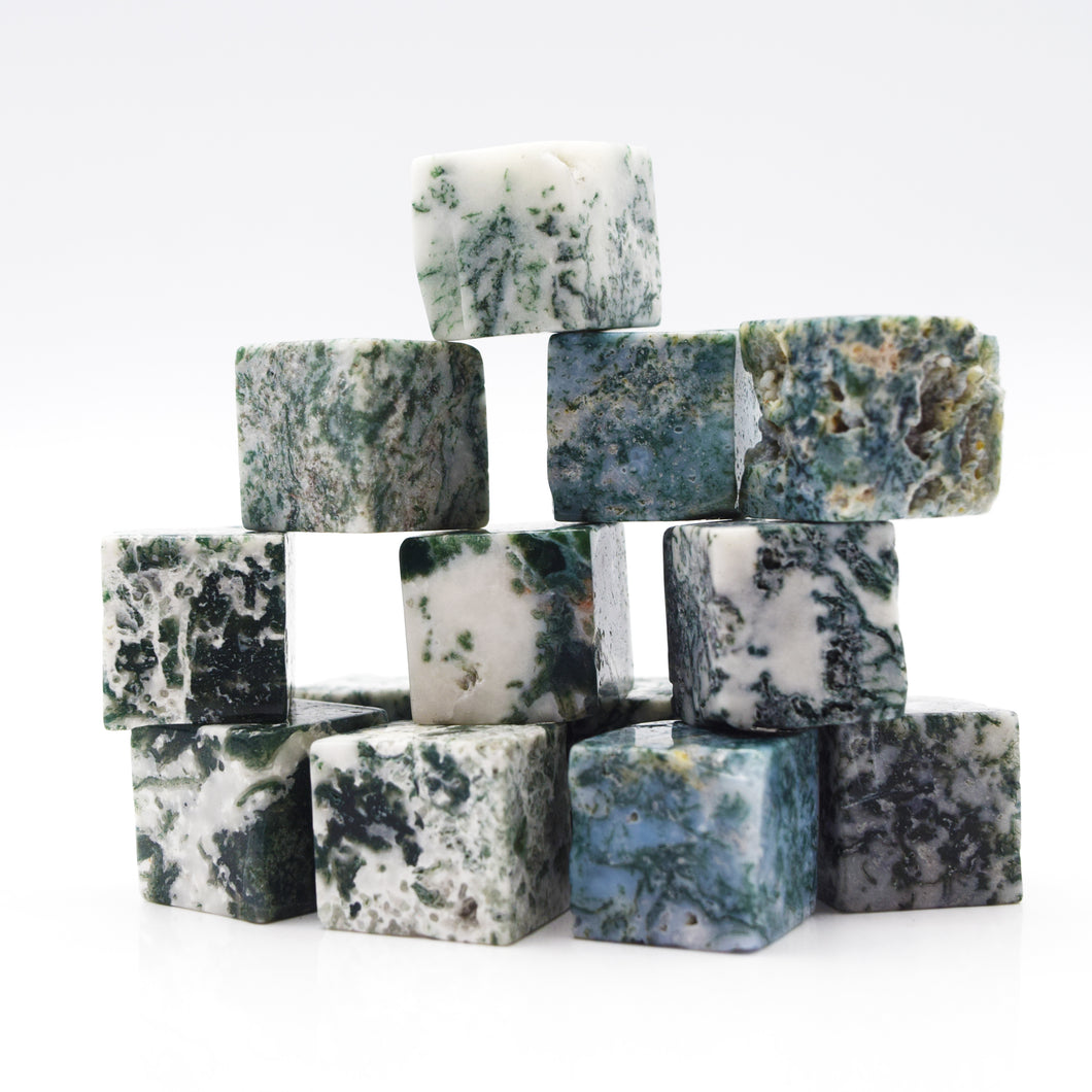 Tree agate Cubes