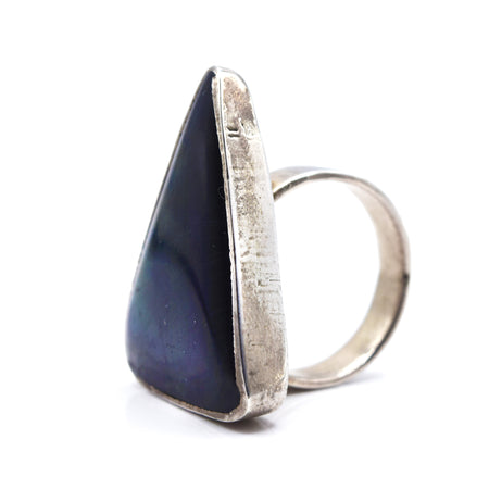 Labradorite Ring 925 Silver