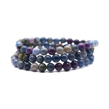 Load image into Gallery viewer, Ruby And Sapphire Beaded Bracelet
