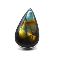 Load image into Gallery viewer, Labradorite ring 925 Silver
