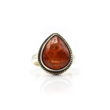 Load image into Gallery viewer, Sunstone Ring 925 Silver
