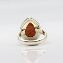 Load image into Gallery viewer, Sunstone Ring 925 Silver
