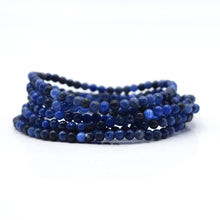 Load image into Gallery viewer, Sodalite 4mm Beaded Bracelet
