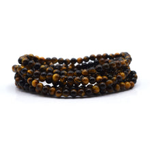 Load image into Gallery viewer, Tigers Eye 4mm Beaded Bracelet
