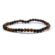 Load image into Gallery viewer, Tigers Eye 4mm Beaded Bracelet
