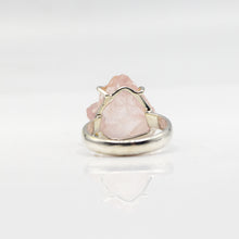 Load image into Gallery viewer, Rose Quartz Ring in 925 Silver
