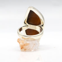 Load image into Gallery viewer, Tigers Eye Ring 925 Silver
