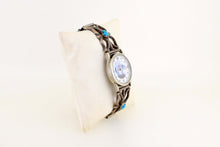 Load image into Gallery viewer, Navajo, Silver and Turquoise Watch
